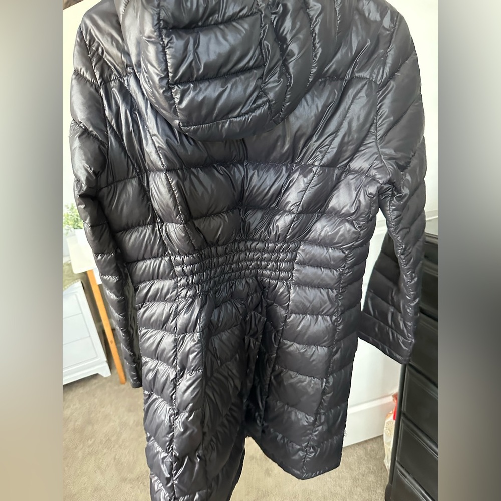 Black Calvin Klein puffer jacket